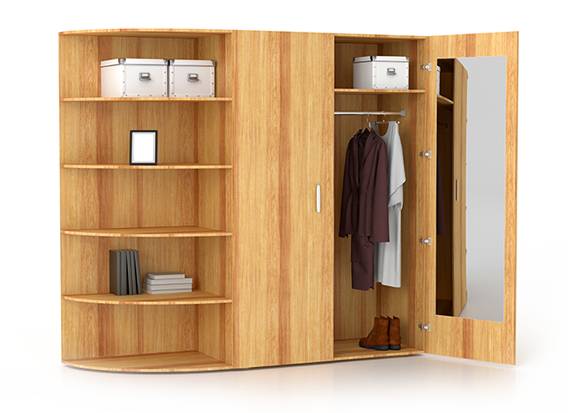A new wardrobe installed by HQA Builder & Building Services.