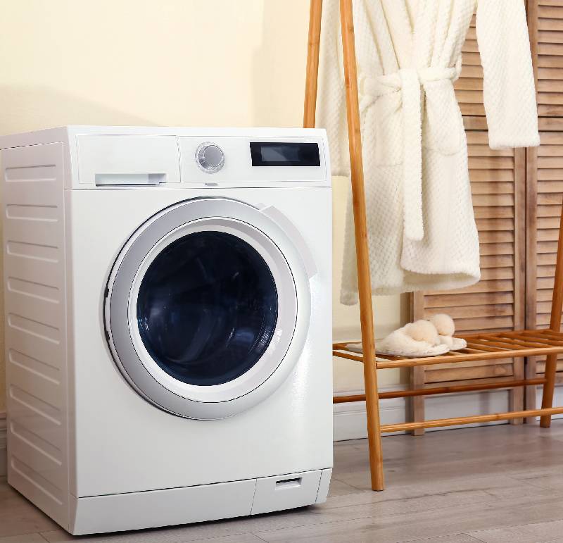 A new laundry room installed by HQA Builder & Building Services.