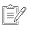An icon of a report.